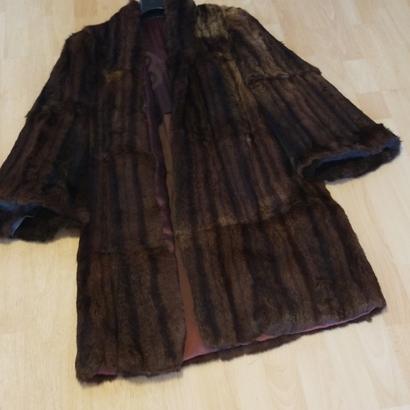 Vintage Jackets & Blazers - VINTAGE FUR COAT